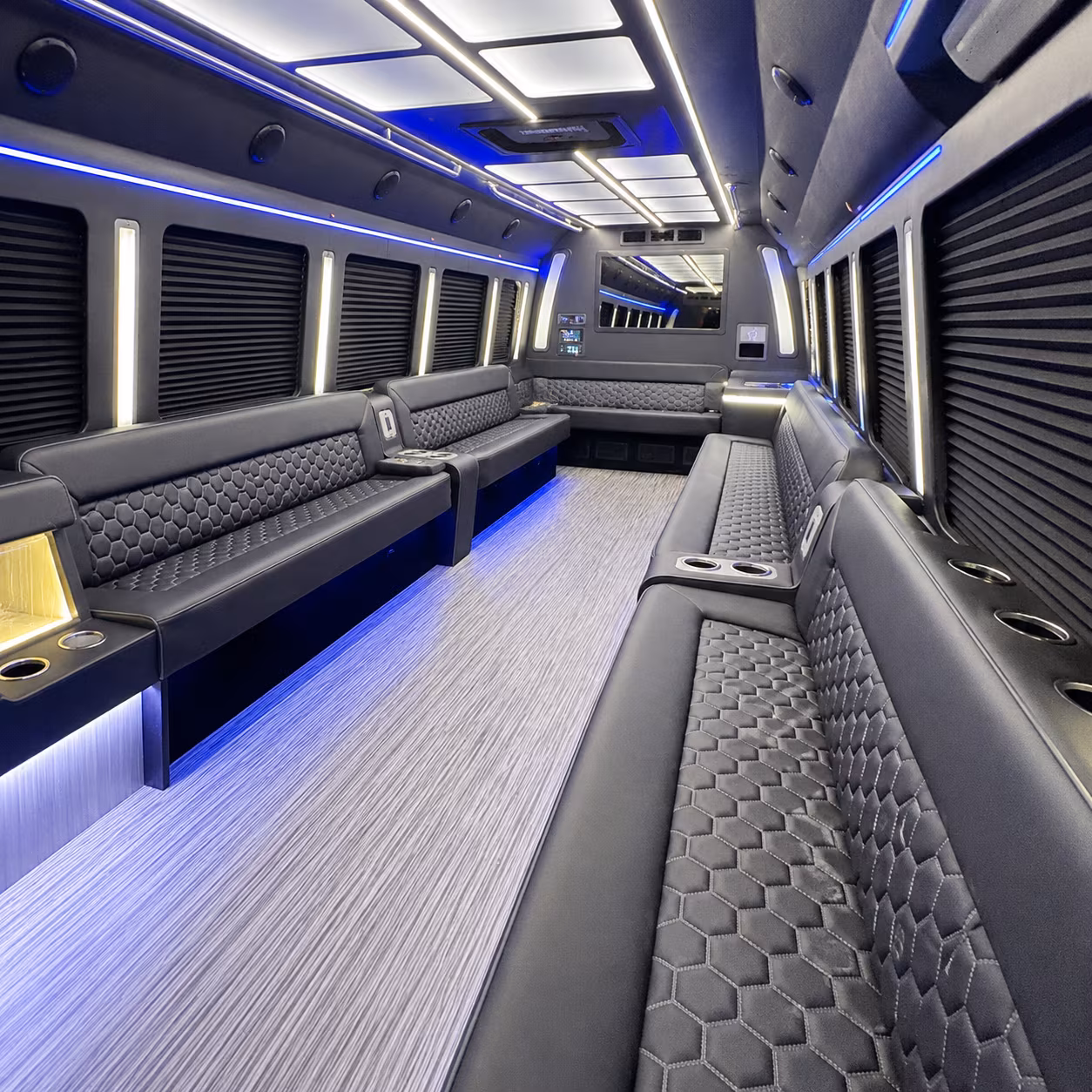 Edison Bachelor & Bachelorette Transportation party bus exterior