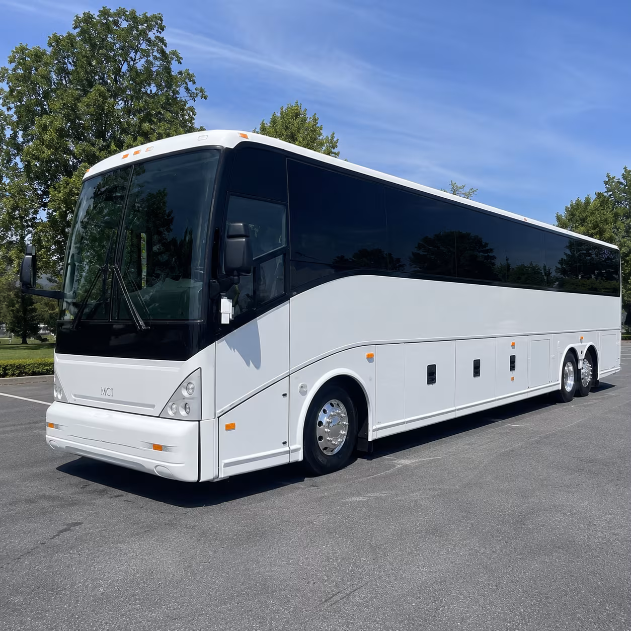 Edison Corporate Transportation party bus exterior