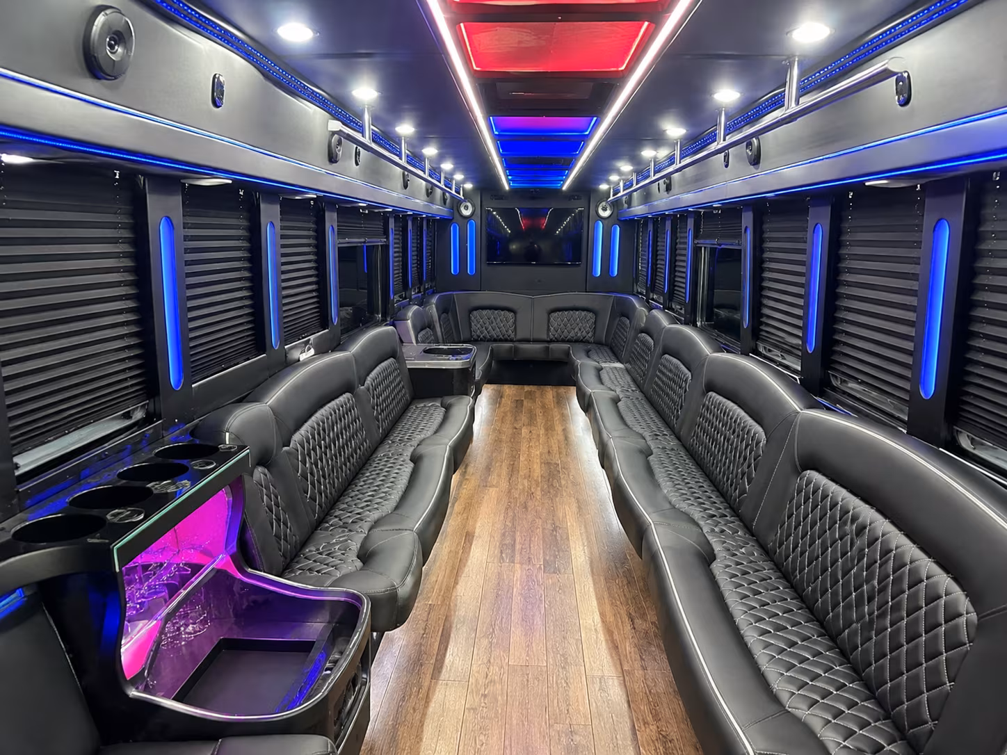 Edison Prom & Homecoming Transportation party bus exterior