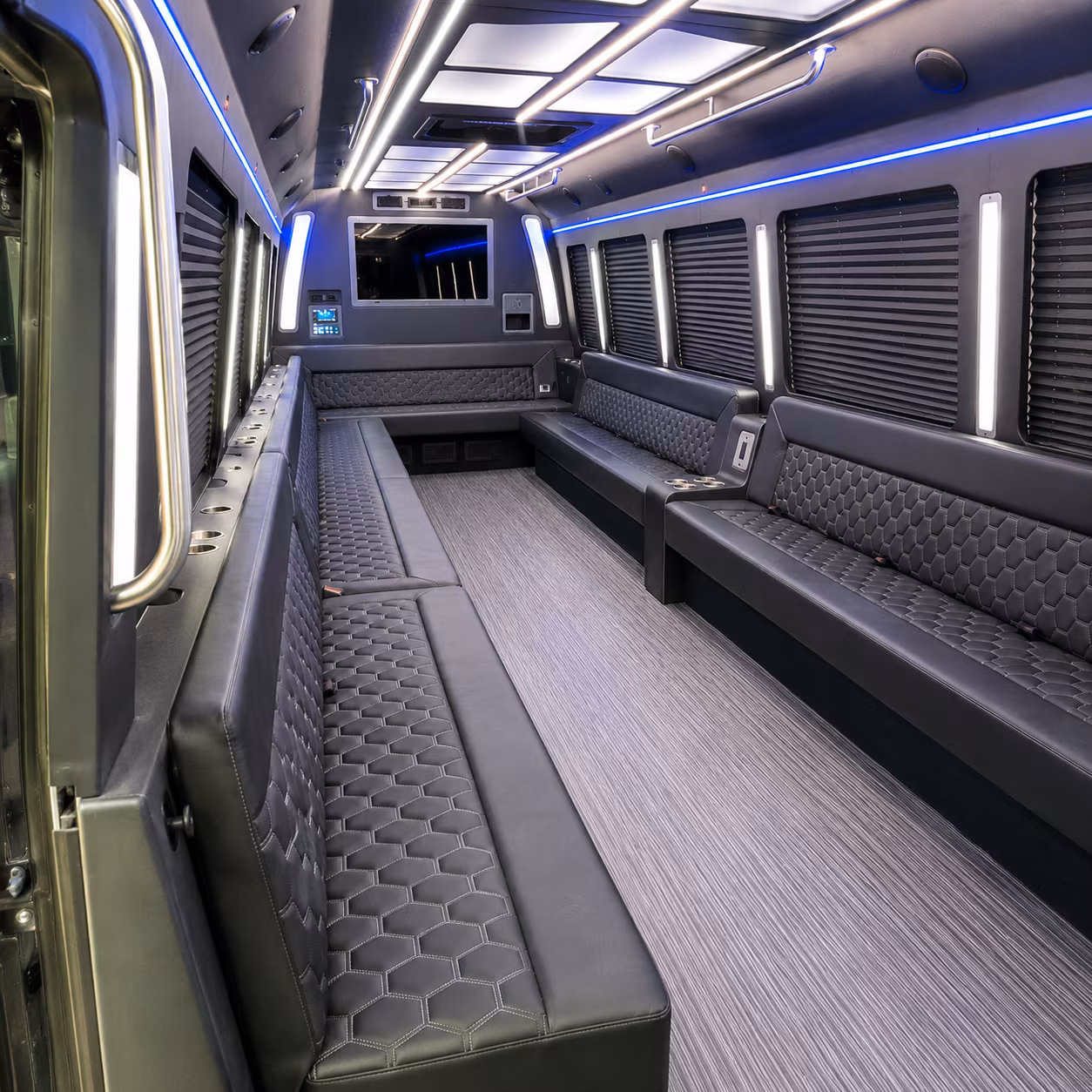 Edison Prom & Homecoming Transportation party bus exterior