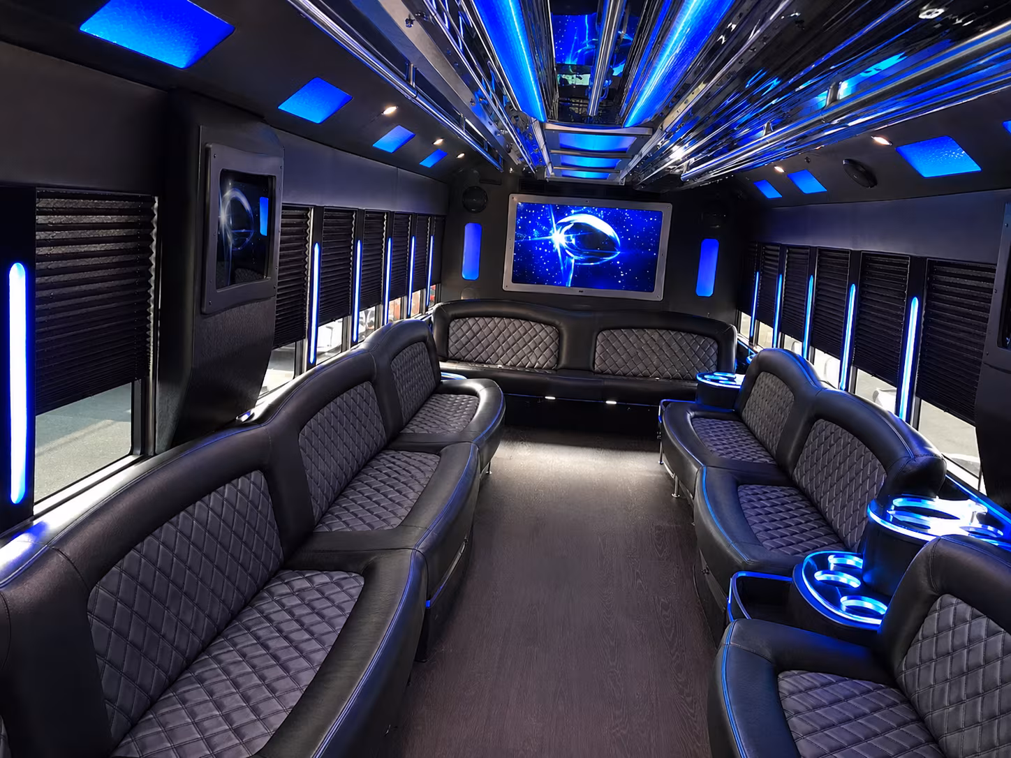 Edison Prom & Homecoming Transportation onboard seating