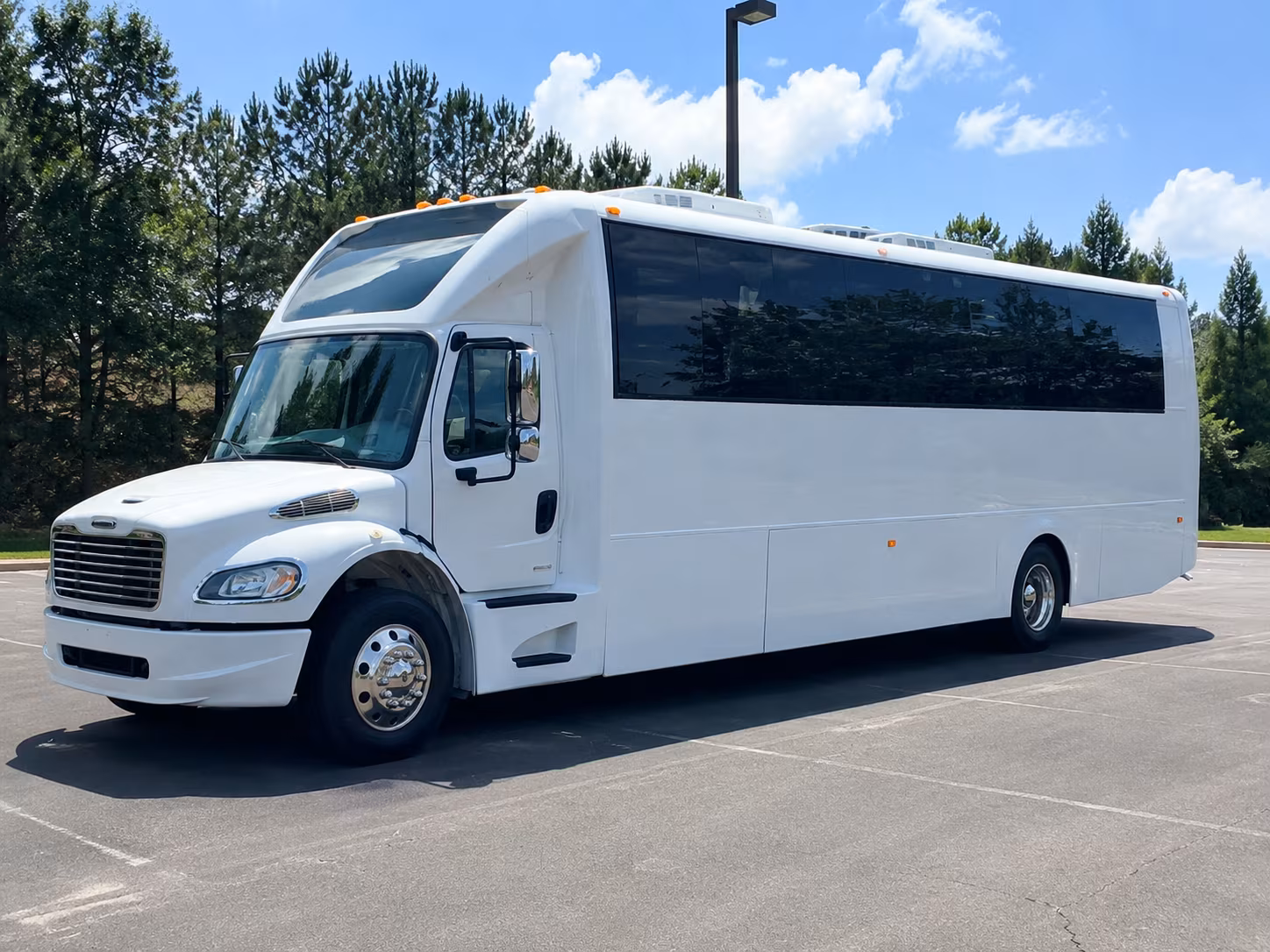 Edison Prom & Homecoming Transportation party bus interior