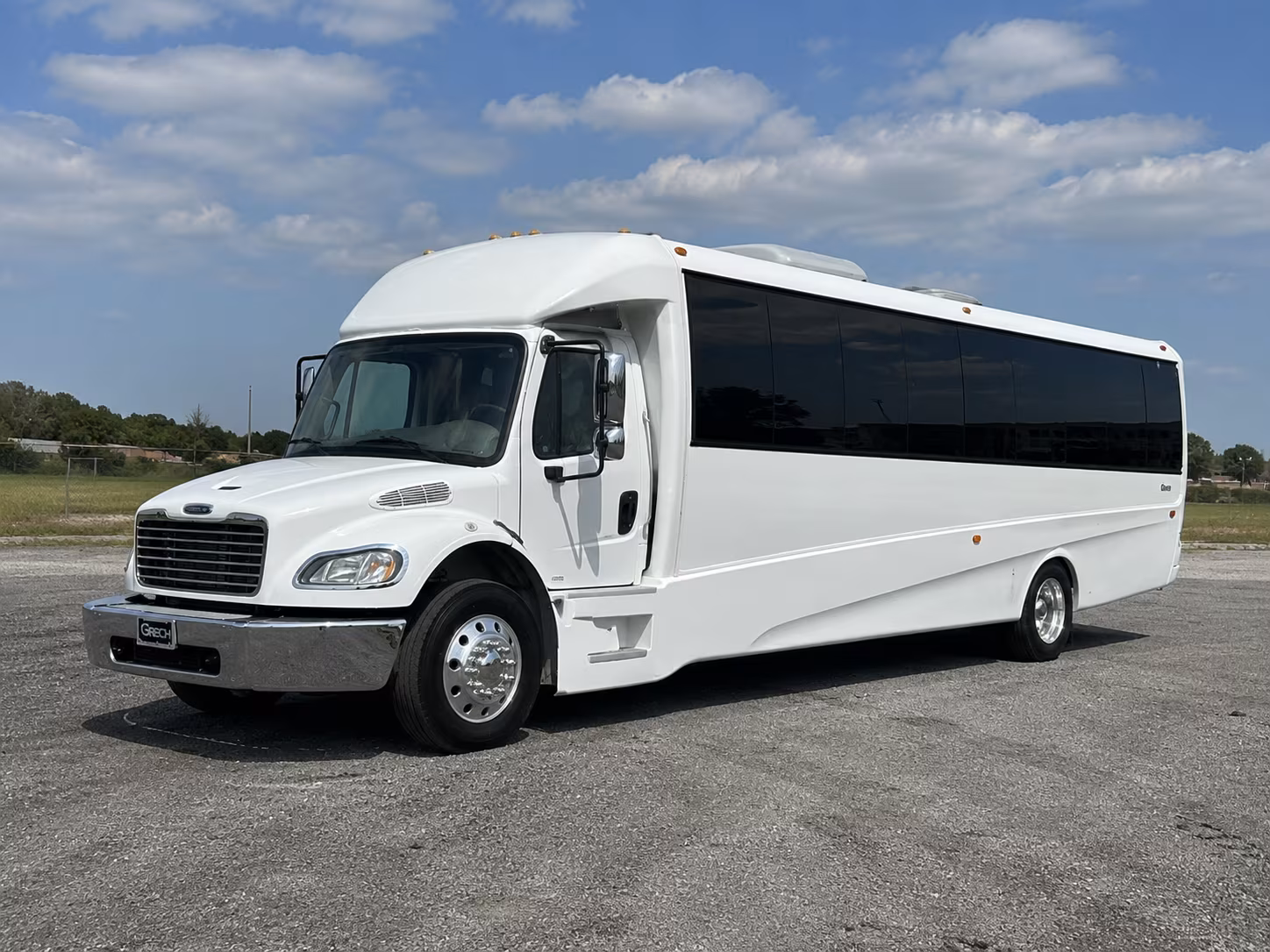 Edison Wedding Transportation party bus exterior