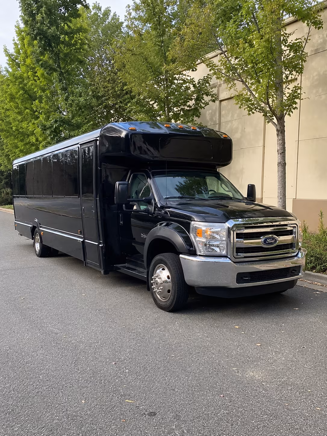 Interior of a party bus rental serving Edison