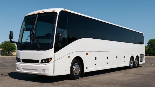 Exterior of Charter Bus Company Bayonne's 50 Passenger Party Bus in Bayonne