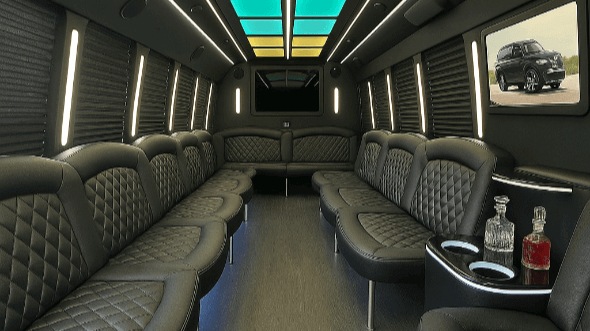 edison 30 passenger party bus rental