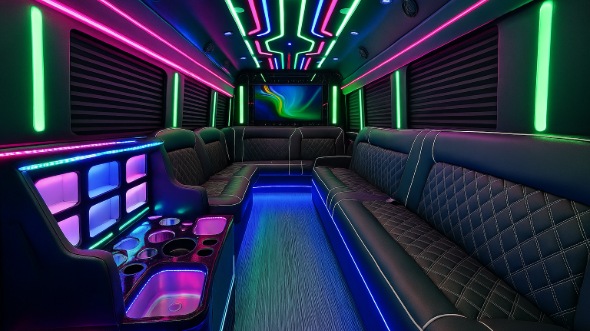 newark 20 passenger party bus